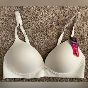 36D Maidenform White Bra